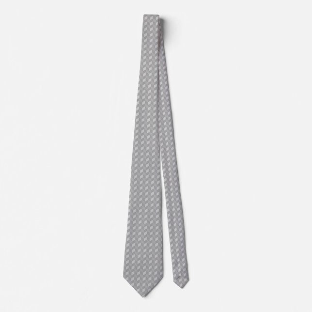 GREY PRINT TIE (Front)