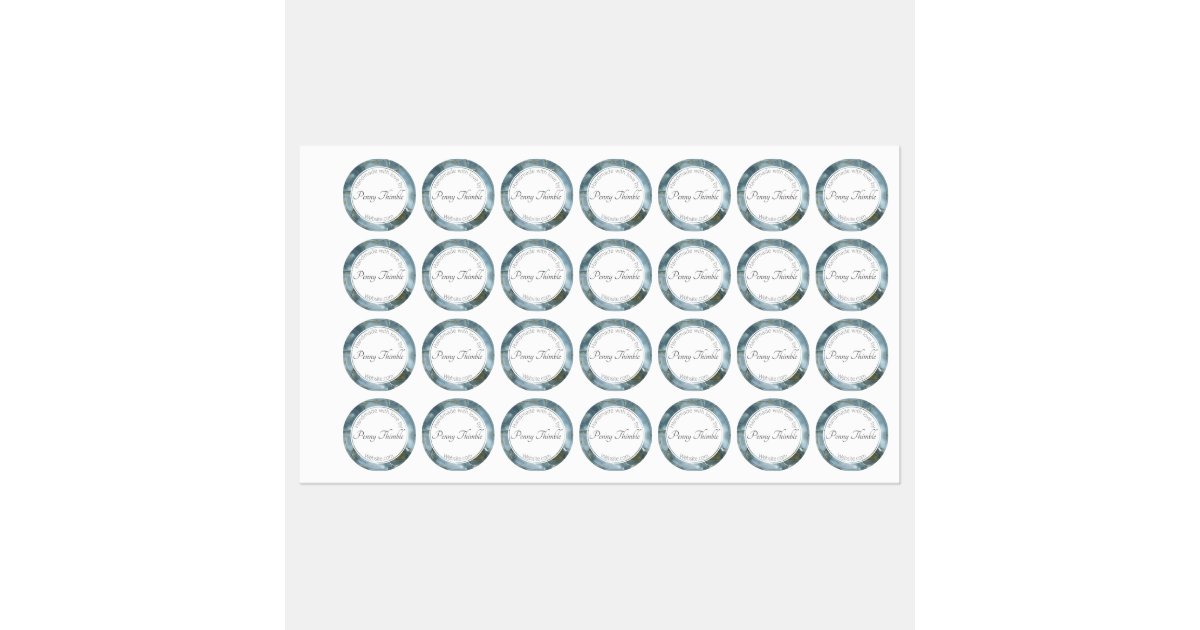 Grey quartz labels | Zazzle