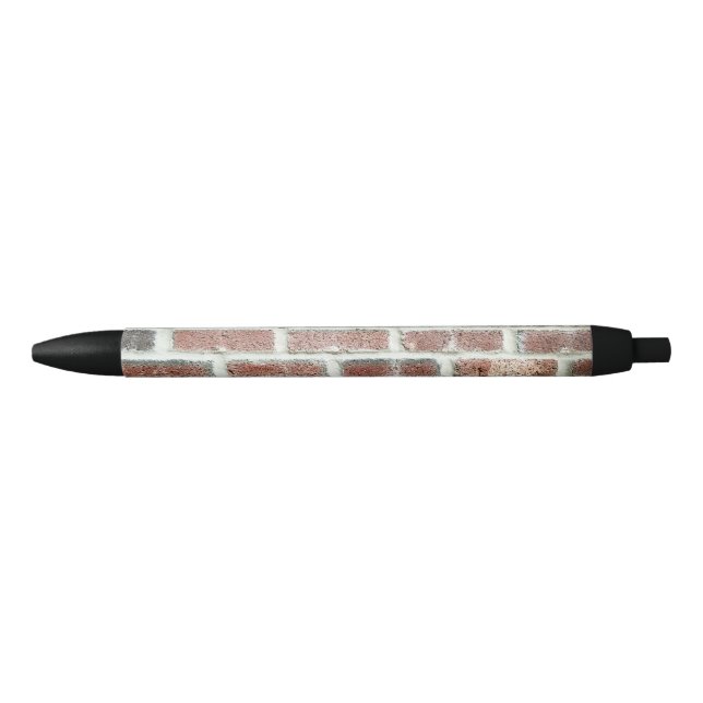 Grey Red Bricks Wall Background Brick Texture Pen (Front)