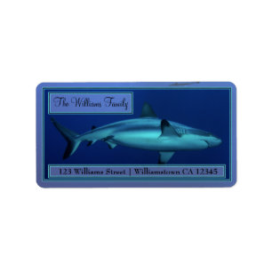 Grey Reef Shark Address Labels