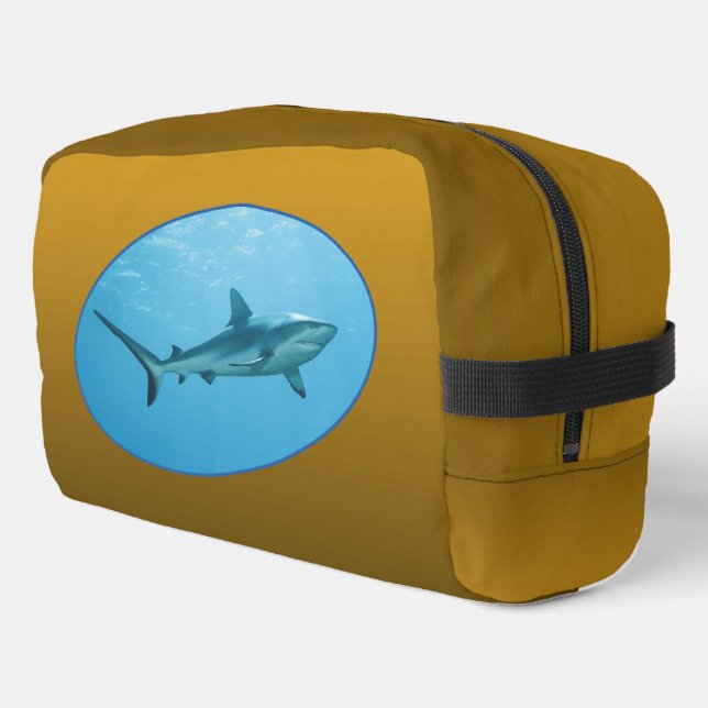Grey Reefshark, Yap Island - Photographic design | Dopp Kit (Left Corner)