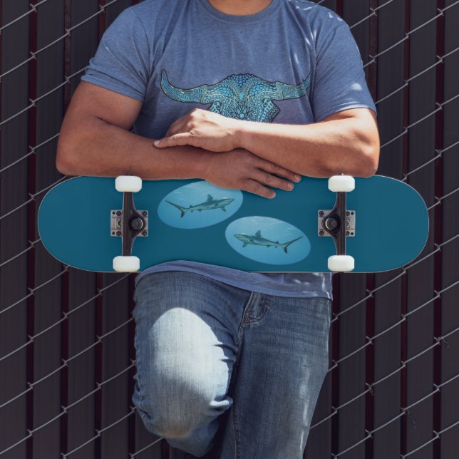 Grey Reefshark, Yap Island - Photographic design | Skateboard (Outdoor 3)