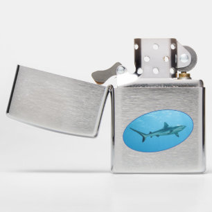 Grey Reefshark, Yap Island - Photographic design Zippo Lighter