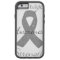 Grey ribbon brain cancer awareness