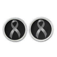 Grey Ribbon Brain Tumor Cancer & Diabetes