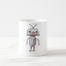 Grey Robot 11 oz Classic White Mug