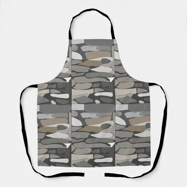 Grey Rock Stone Apron (Front)