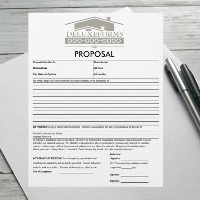 Grey Roof Proposal Letterhead (Creator Uploaded)
