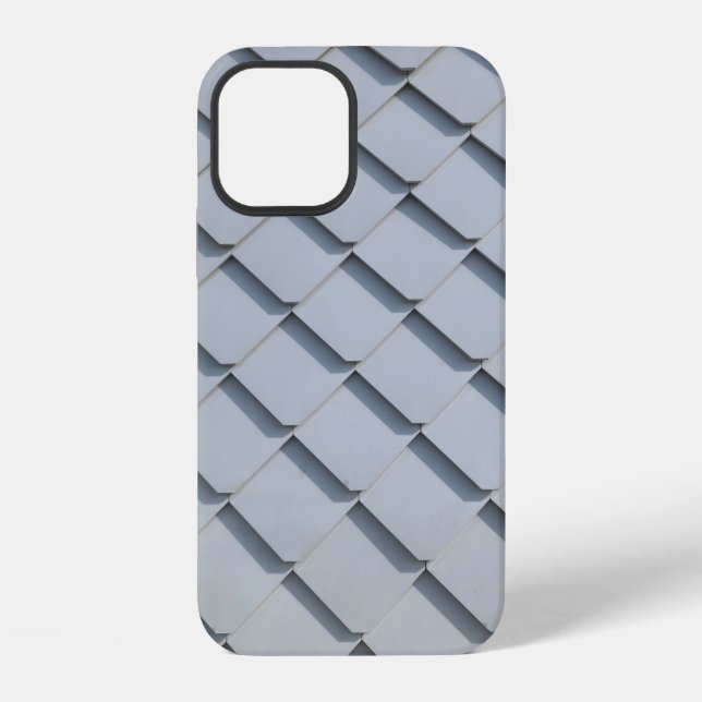 Grey roof shingles iphone case (Back)