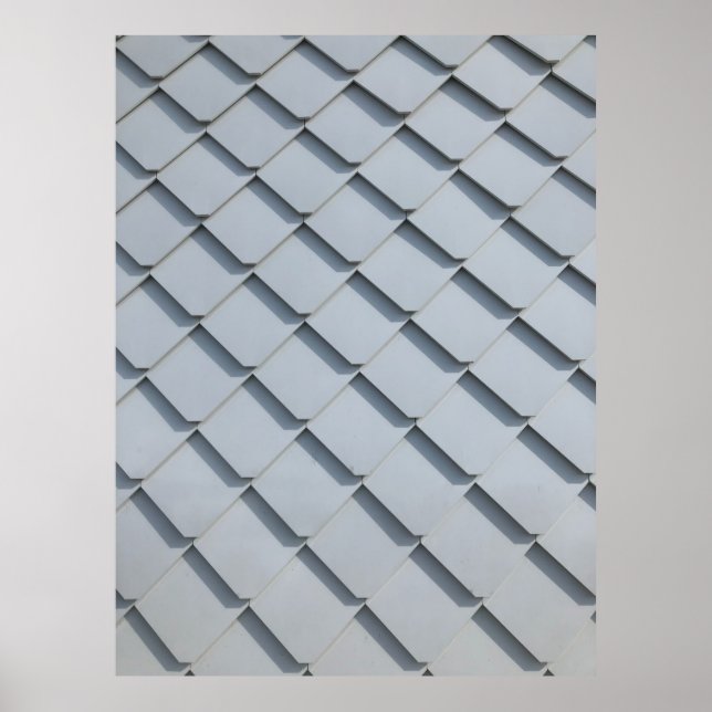 Grey roof shingles poster (Front)