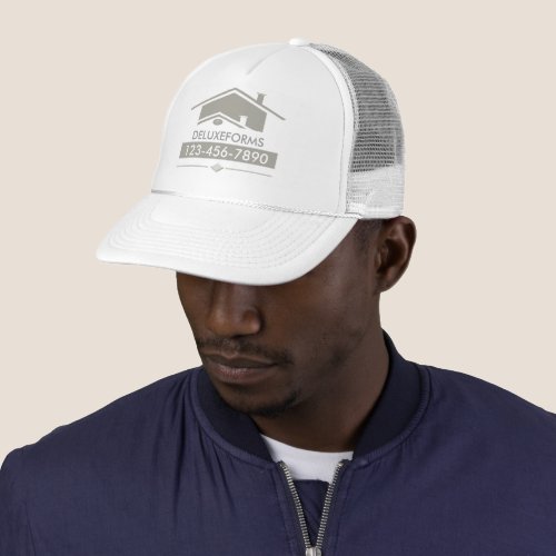 Grey Roof Trucker Hat