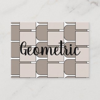 Grey Rounded Rectangle Square Geometric Pattern