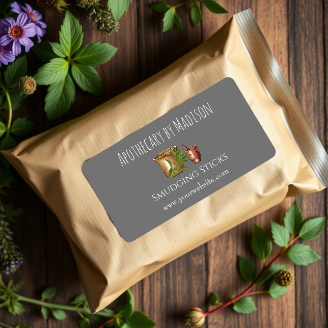 Grey | Sage Smudge Sticks Product Labels (Creator Uploaded)