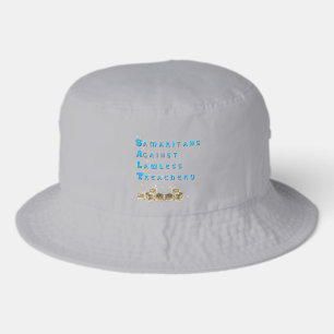 Grey (SALT) Politics - Anti-Ice  Bucket Hat