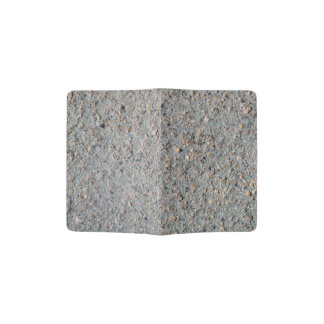 Grey sand and stone surface. Texture, background Passport Holder