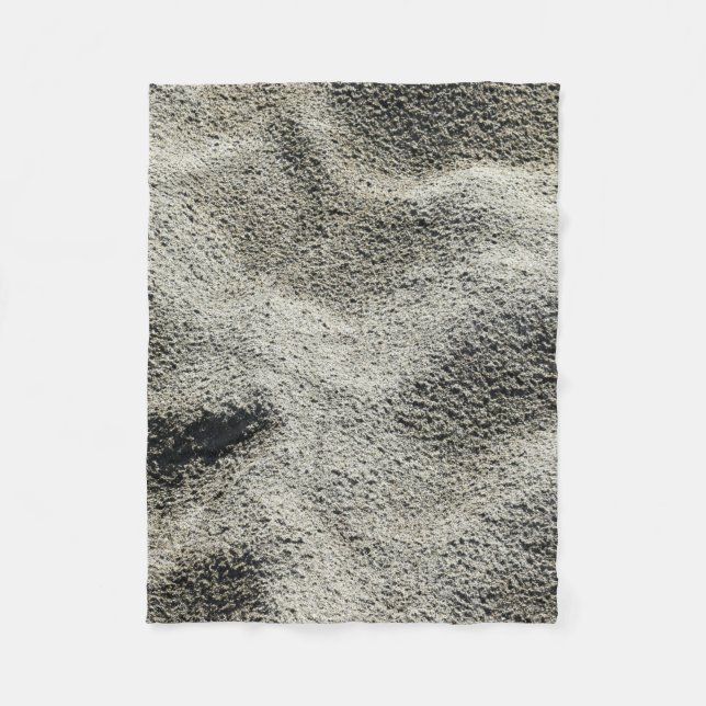 Grey sand fleece blanket (Front)