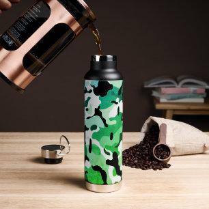 Grey Sand Greenleaf Camo Thor Copper Infused Water Bottle