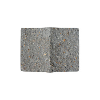 Grey sand, stone. Natural texture, background Passport Holder