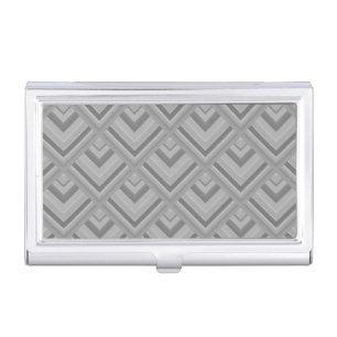 Grey scale pattern business card case