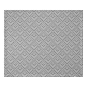 Grey scale pattern duvet cover