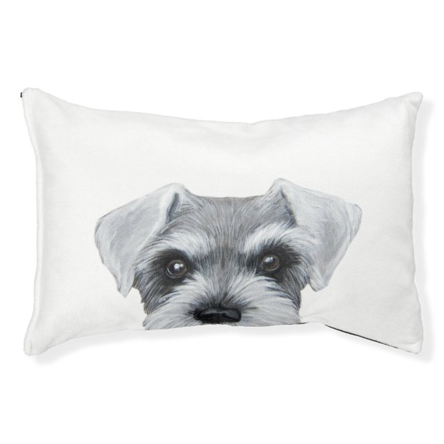 Grey Schnauzer original pet bed (Front)