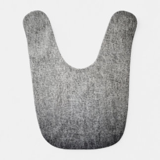 Grey Scratch Patterned Baby Bib