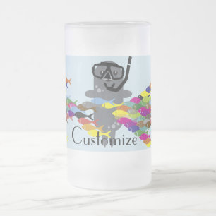 Grey Seal Thunder_Cove Frosted Glass Beer Mug