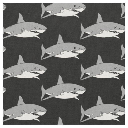 Grey shark fabric