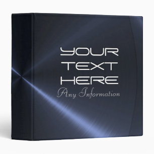 Grey shiny stainless steel metal binders