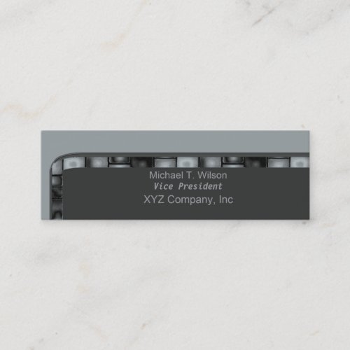 Grey Silver Tile Border Business Card Templates