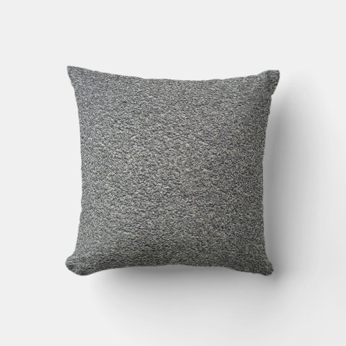 Grey Simple Concrete Texture Industrial Loft Decor Throw Pillow