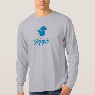 Grey Skipple Long-Sleeved T-Shirt