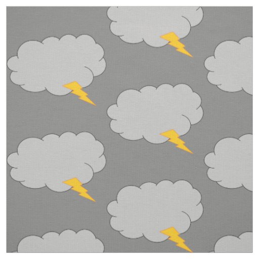 Grey sky fabric