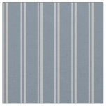 [ Thumbnail: Grey & Slate Gray Stripes/Lines Pattern Fabric ]