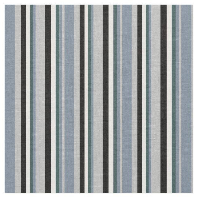 Grey, Slate Grays, Mint Cream & Black Fabric (Close Up)