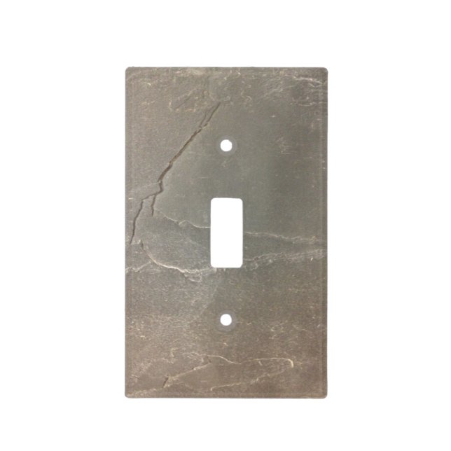 Grey Slate look Light Switch Cover (Front)