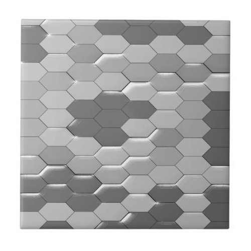 Grey Snakeskin Design Ceramic Tile