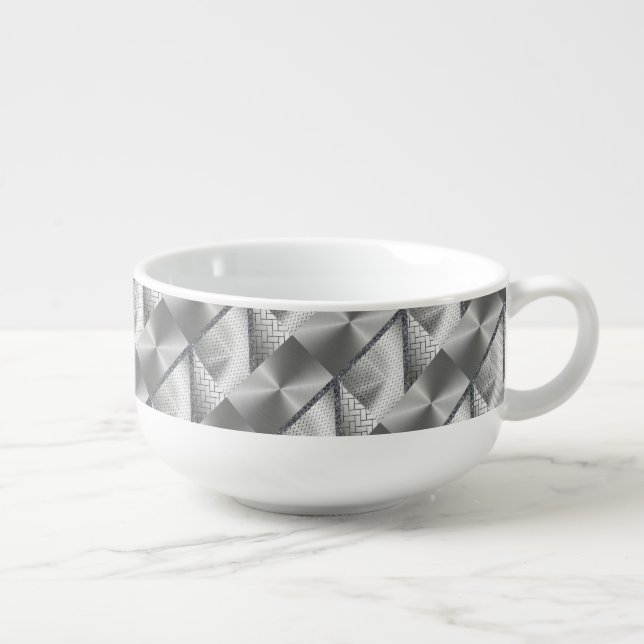 Grey Soup Mug (Left)
