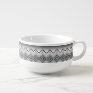 Grey Soup Mug
