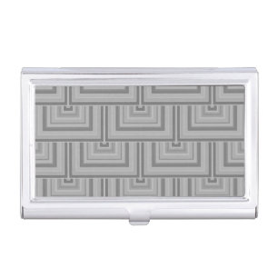 Grey square scales business card case
