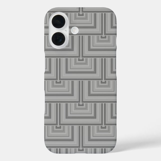 Grey square scales Case-Mate iPhone case (Back)