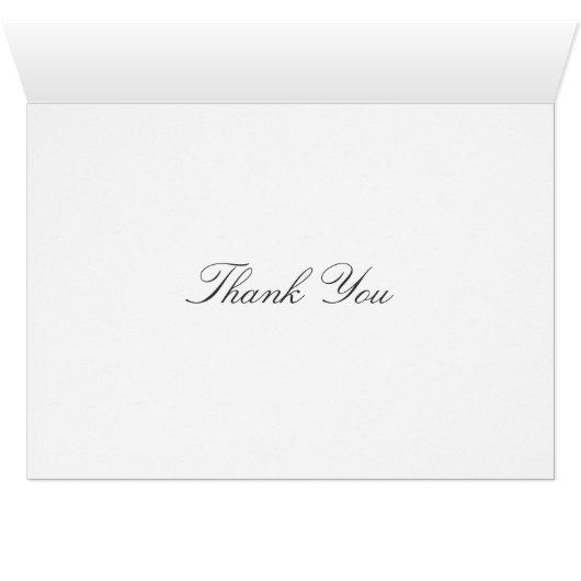 Grey Squares Pattern Thank You (Inside Horizontal (Bottom))