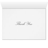 Grey Squares Pattern Thank You Cards (Inside Horizontal (Bottom))