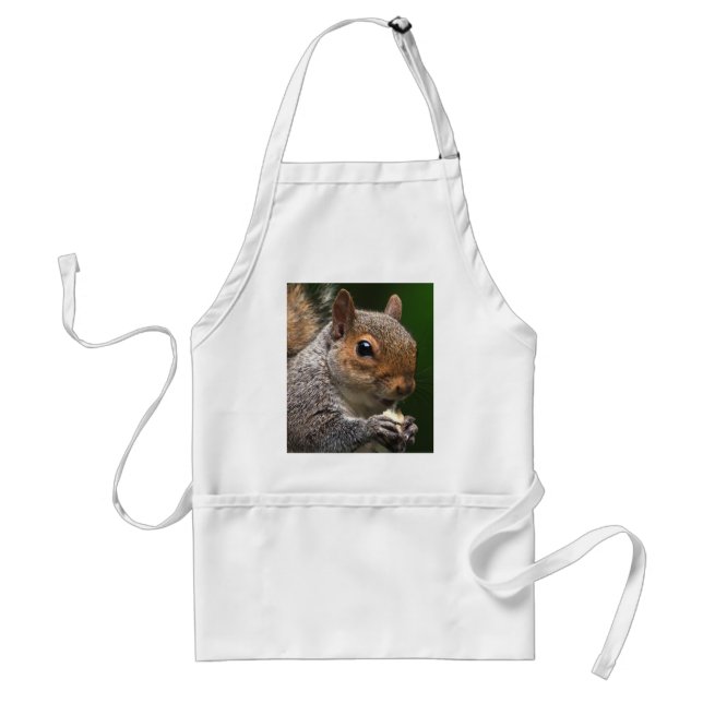 Grey Squirrel Adult Apron (Front)