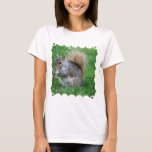 Grey Squirrel  Ladies T-Shirt