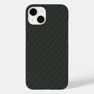 Grey steel seamless pattern Case-Mate iPhone 14 case