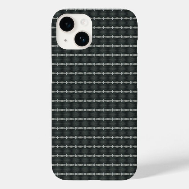 Grey steel seamless pattern Case-Mate iPhone case (Back)