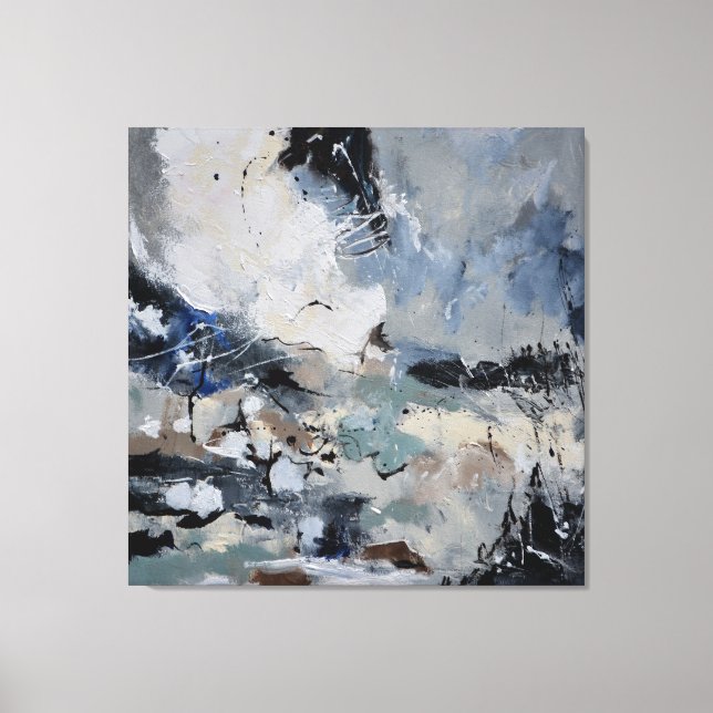 grey stones canvas print (Front)