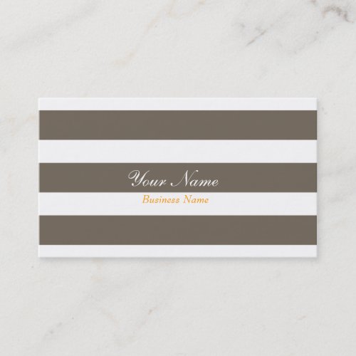 Grey Stripe Business Card