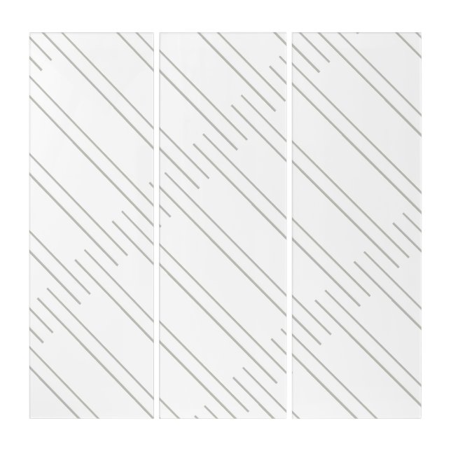 Grey Stripe Triptych (Front)